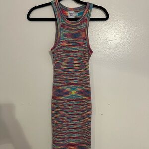 Colorful knit princess Polly dress